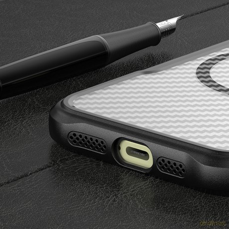 Nakładka Defender Carbon Mag do iPhone 17 6,3" czarna