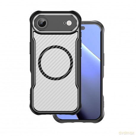 Nakładka Defender Carbon Mag do iPhone 17 Air 6,6" czarna