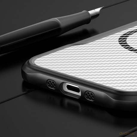 Nakładka Defender Carbon Mag do iPhone 17 Air 6,6" czarna