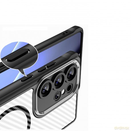 Nakładka Defender Carbon Mag do Samsung Galaxy S25 FE czarna