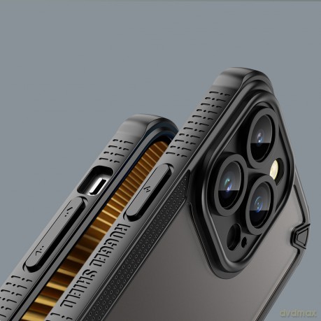 Nakładka Defender Matt do iPhone 17 Pro Max 6,9" czarna