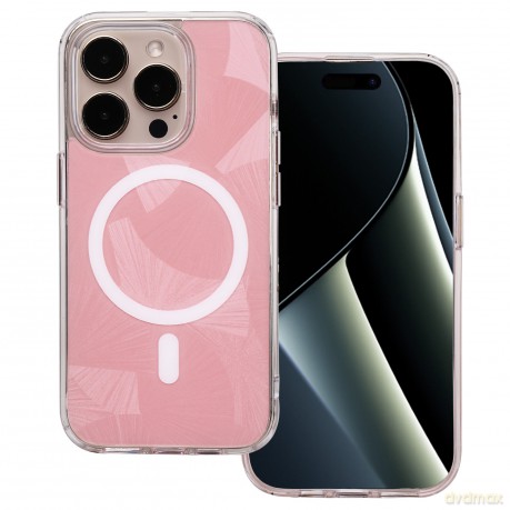 Nakładka Flash Mag do iPhone 15 Pro 6,1" różowa