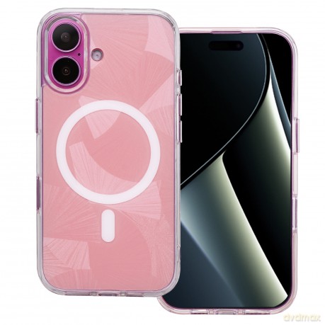 Nakładka Flash Mag do iPhone 16 6,1" różowa