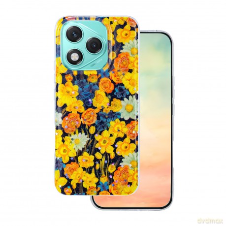Nakładka Glow Glam do Honor 400 lite pomarańczowa