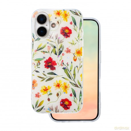 Nakładka Glow Glam do iPhone 16 6,1" biała