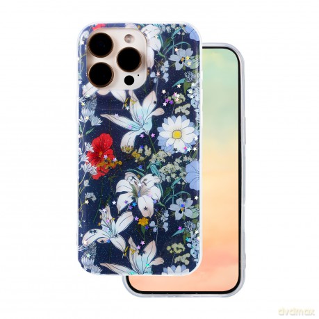 Nakładka Glow Glam do iPhone 16 Pro Max 6,9" niebieska