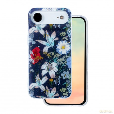 Nakładka Glow Glam do iPhone 17 Air 6,6" niebieska