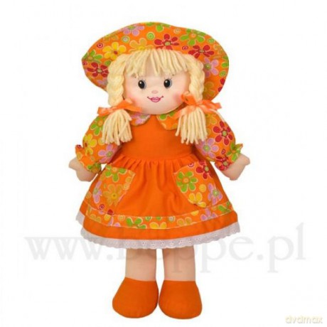 BEPPE Lalka Szmaciana Pomarańczowa 45 cm [ZABAWKA]