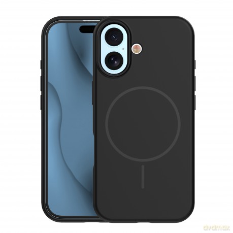 Nakładka Silicone Thin Mag do iPhone 17 6,3" czarna