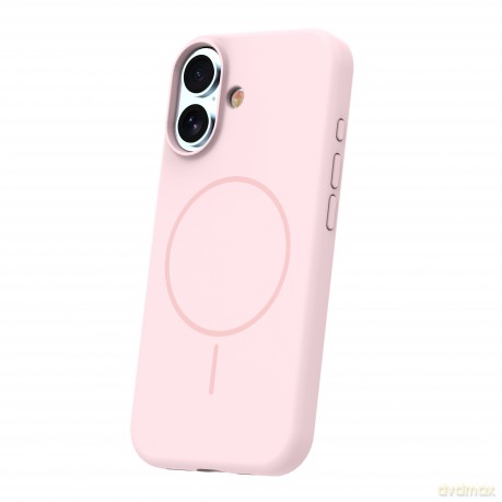 Nakładka Silicone Thin Mag do iPhone 17 6,3" jasnoróżowa
