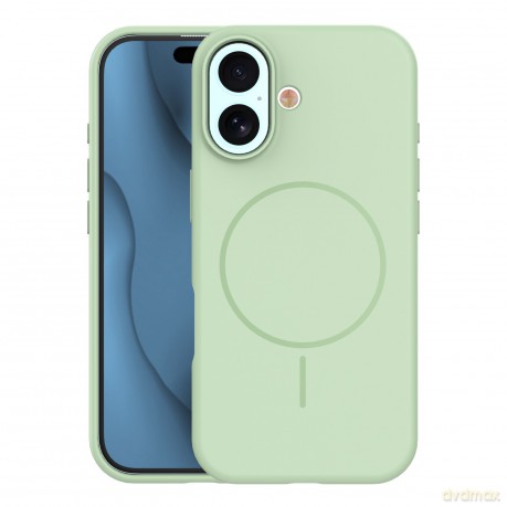 Nakładka Silicone Thin Mag do iPhone 17 6,3" zielony