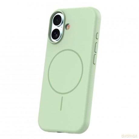 Nakładka Silicone Thin Mag do iPhone 17 6,3" zielony