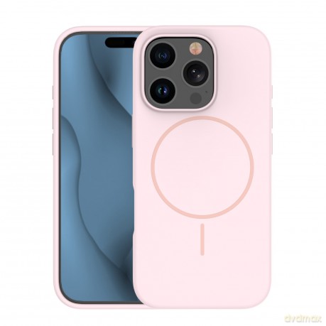 Nakładka Silicone Thin Mag do iPhone 17 Air 6,6" jasnoróżowa
