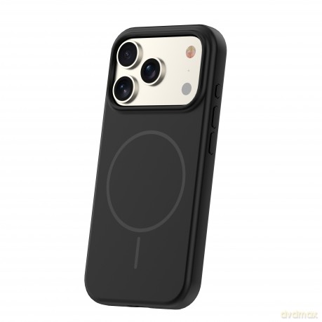 Nakładka Silicone Thin Mag do iPhone 17 Pro 6,3" czarna