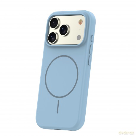Nakładka Silicone Thin Mag do iPhone 17 Pro 6,3" jasnoniebieska