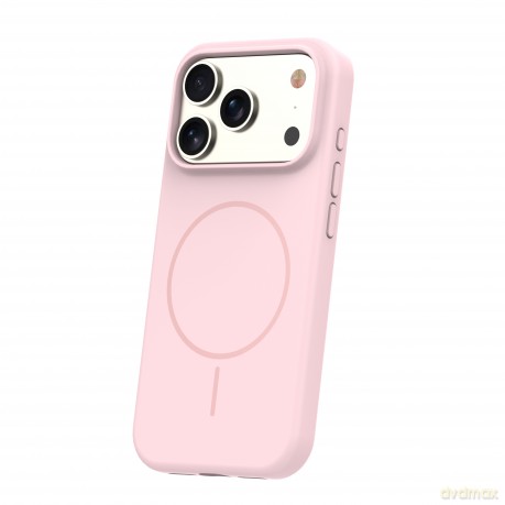 Nakładka Silicone Thin Mag do iPhone 17 Pro 6,3" jasnoróżowa