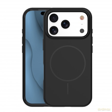 Nakładka Silicone Thin Mag do iPhone 17 Pro Max 6,9" czarna