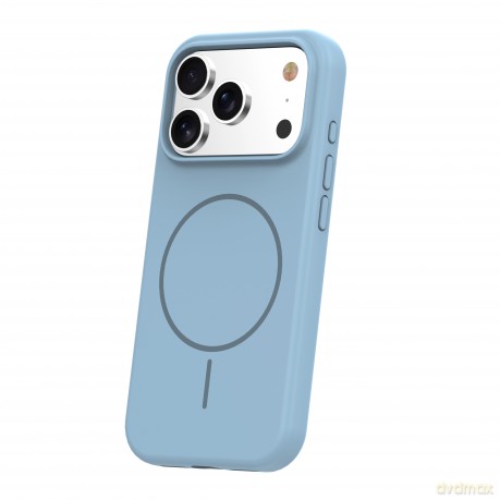 Nakładka Silicone Thin Mag do iPhone 17 Pro Max 6,9" jasnoniebieska