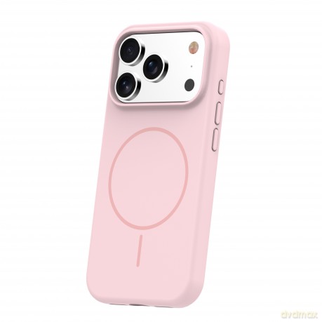 Nakładka Silicone Thin Mag do iPhone 17 Pro Max 6,9" jasnoróżowa