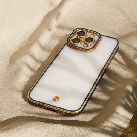 Nakładka Silky Gold do iPhone 11 niebieska