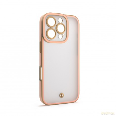 Nakładka Silky Gold do iPhone 16 6,1" różowa