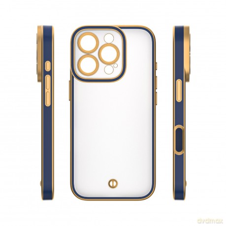 Nakładka Silky Gold do iPhone 16 Pro 6,3" niebieska