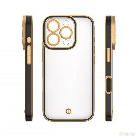 Nakładka Silky Gold do iPhone 17 6,3" czarna