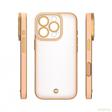 Nakładka Silky Gold do iPhone 17 Air 6,6" różowa
