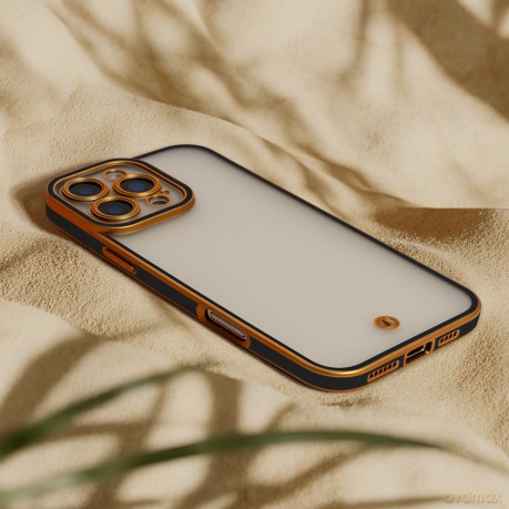 Nakładka Silky Gold do iPhone 17 Pro 6,3" czarna