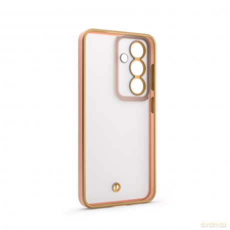 Nakładka Silky Gold do Samsung Galaxy A36 5G różowa