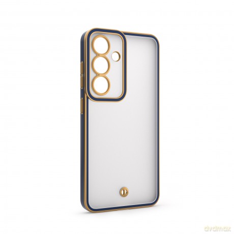 Nakładka Silky Gold do Samsung Galaxy S25 niebieska