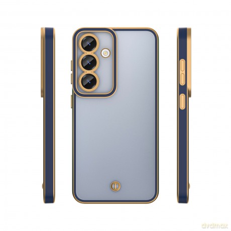Nakładka Silky Gold do Samsung Galaxy S25 niebieska