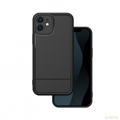 Nakładka Simple Carbon do iPhone 12 6,1" czarne