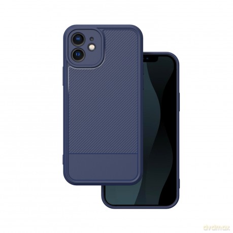 Nakładka Simple Carbon do iPhone 12 6,1" niebieska