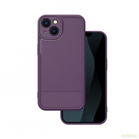 Nakładka Simple Carbon do iPhone 13 6,1" fioletowa