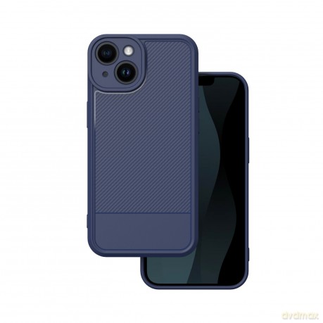 Nakładka Simple Carbon do iPhone 14 6,1" niebieska