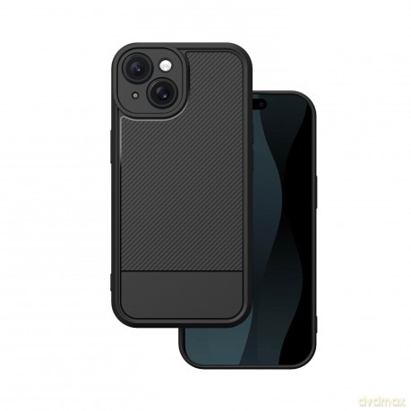 Nakładka Simple Carbon do iPhone 15 6,1" czarne
