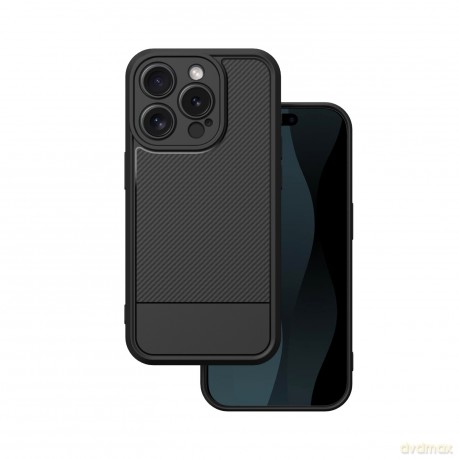 Nakładka Simple Carbon do iPhone 15 Pro 6,1" czarne