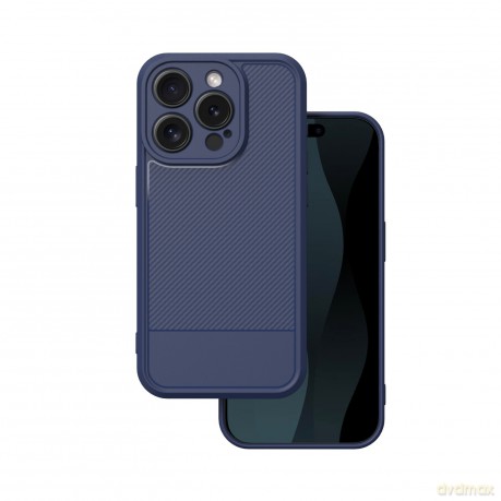 Nakładka Simple Carbon do iPhone 15 Pro 6,1" niebieska