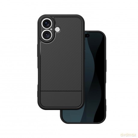 Nakładka Simple Carbon do iPhone 16 6,1" czarne