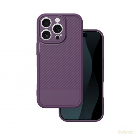 Nakładka Simple Carbon do iPhone 16 Pro 6,3" fioletowa
