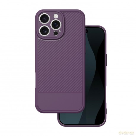 Nakładka Simple Carbon do iPhone 16 Pro Max 6,9" fioletowa