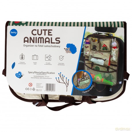 Organizer samochodowy Setty Brązowy