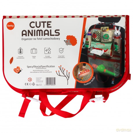 Organizer samochodowy Setty Czerwony