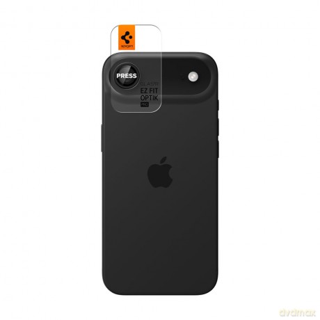 Osłona Aparatu Spigen Optik Pro Glas.Tr Ez Fit" Camera Protector 2-Pack do iPhone 17 Air czarna"