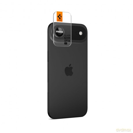 Osłona Aparatu Spigen Optik Pro Glas.Tr Ez Fit" Camera Protector 2-Pack do iPhone 17 Air czarna"