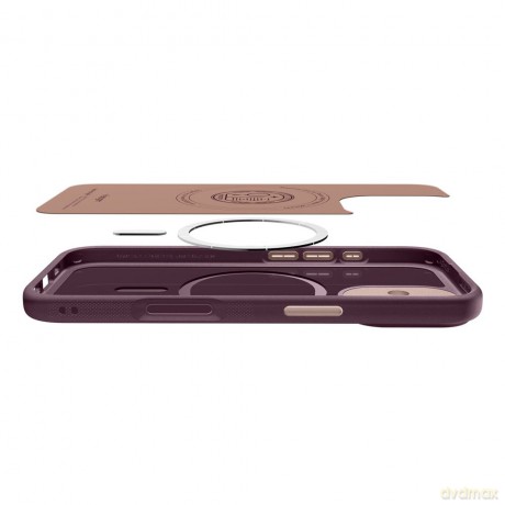 Spigen nakładka Nano Pop Mag Magsafe do iPhone 17 Burgundy Bean
