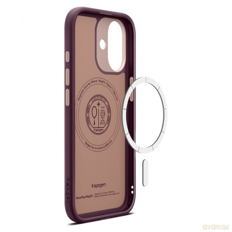 Spigen nakładka Nano Pop Mag Magsafe do iPhone 17 Burgundy Bean