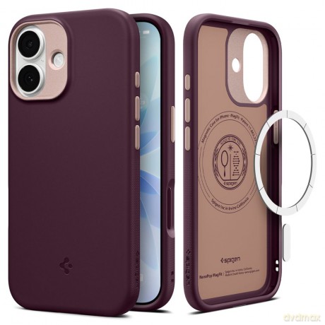 Spigen nakładka Nano Pop Mag Magsafe do iPhone 17 Burgundy Bean