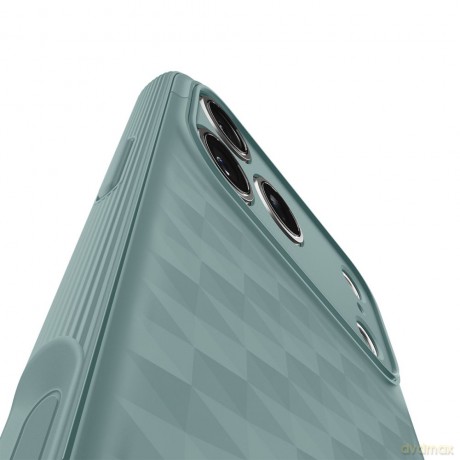 Spigen nakładka Parallax S" Mag Magsafe do iPhone 17 Pro Max zielona"